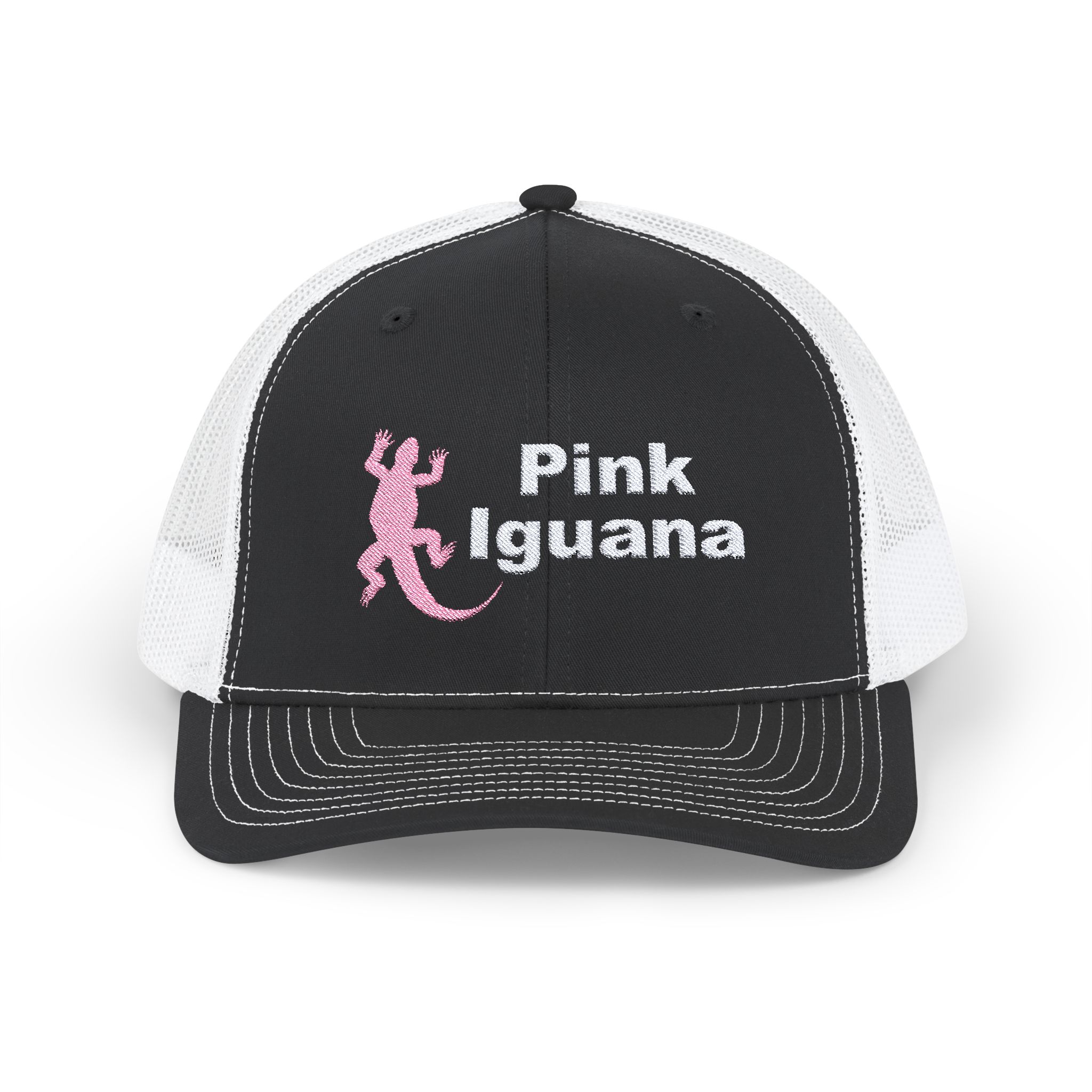 Pink Iguana Snapback Trucker Cap