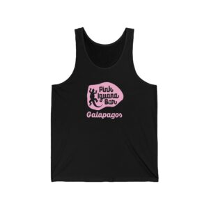 Retro Pink Iguana Bar Unisex Jersey Tank