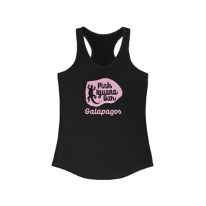Retro Pink Iguana Bar Racerback Tank