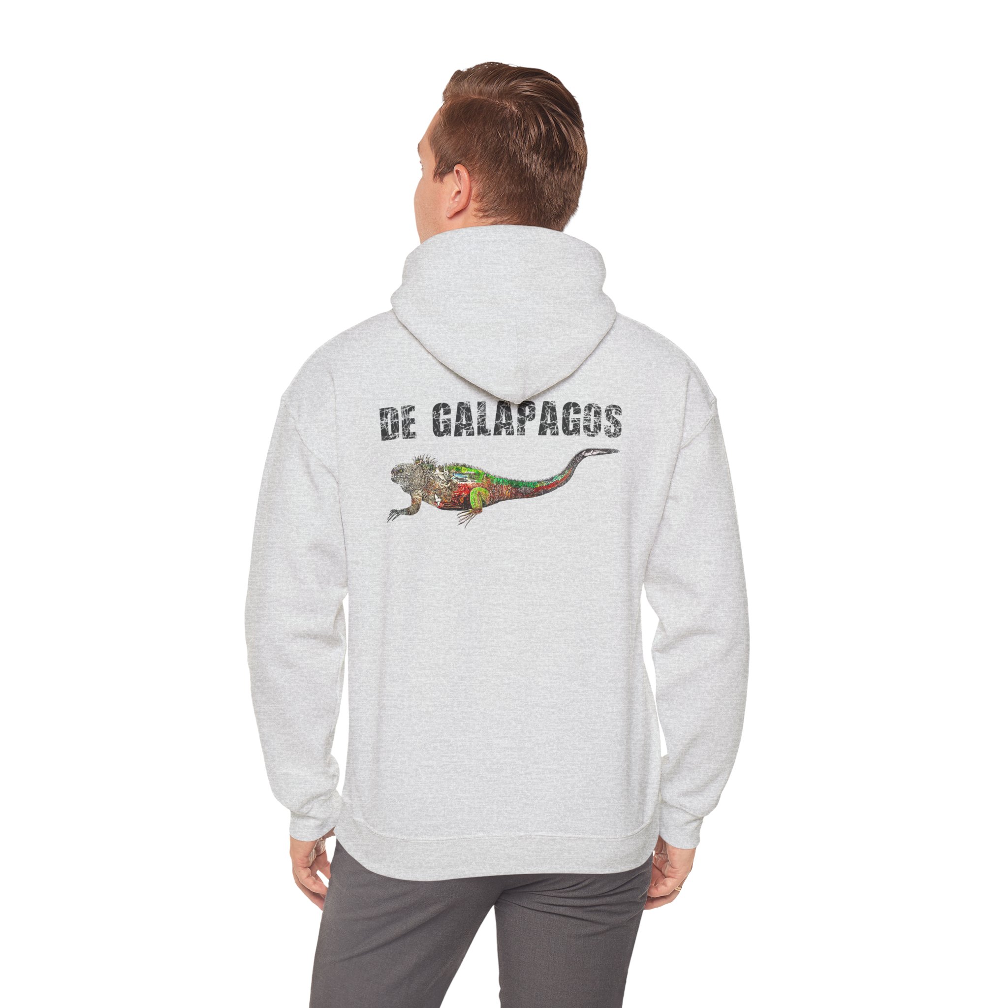Iguanamen de Galápagos Unisex Heavy Blend™ Hooded Sweatshirt