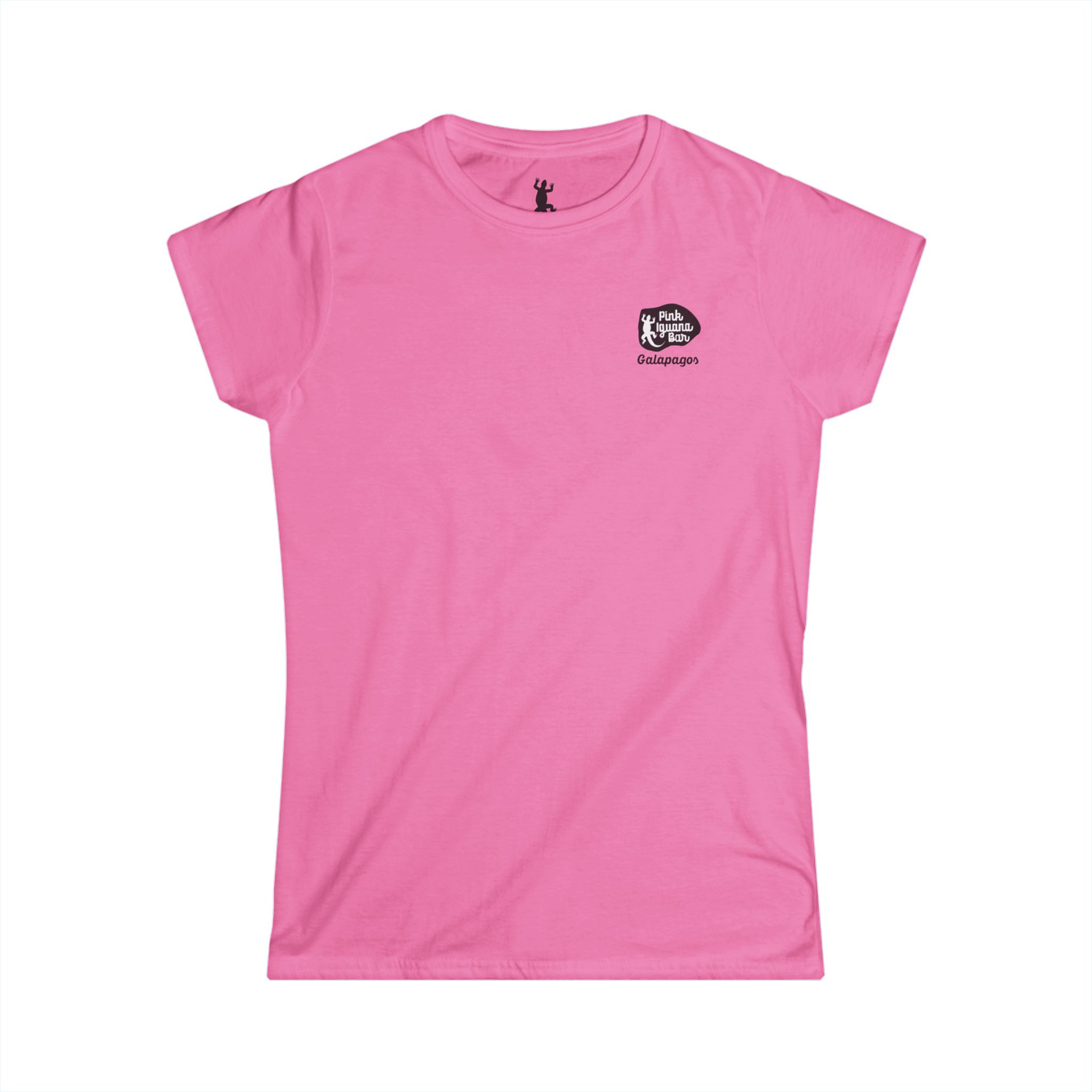 Retro Pink Iguana Bar Women's Softstyle Tee