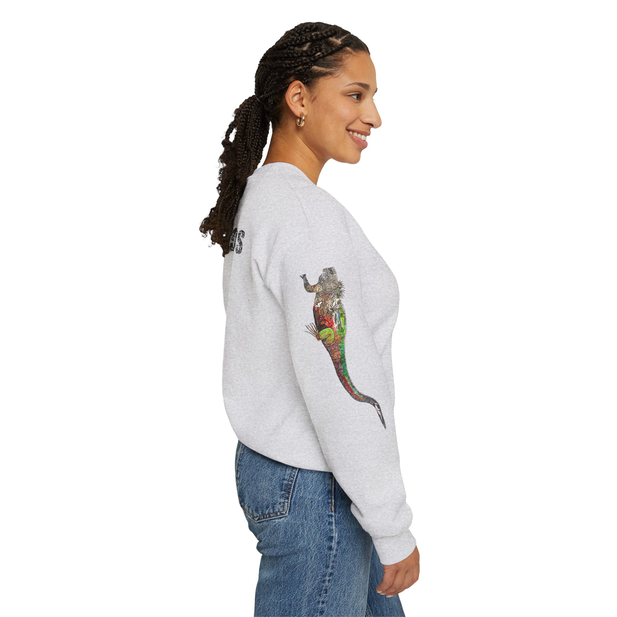 Iguanamen de Galápagos Unisex Crewneck Sweatshirt - Heavy Blend™
