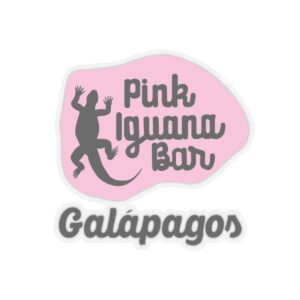 Pink Iguana Bar Kiss-Cut Stickers